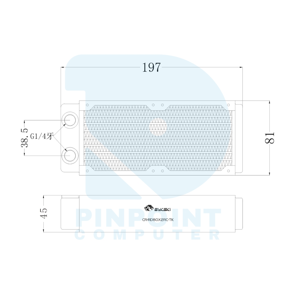 bykski copper radiator rc series 45mm thickness for 80mm fan cr rd80rc tk / cr rd80x2rc tk / cr rd80x3rc tk / cr rd80x4rc tk bykski copper radiator rc series 45mm thickness for 80mm fan cr rd80rc tk / cr rd80x2rc tk / cr rd80x3rc tk / cr rd80x4rc tk