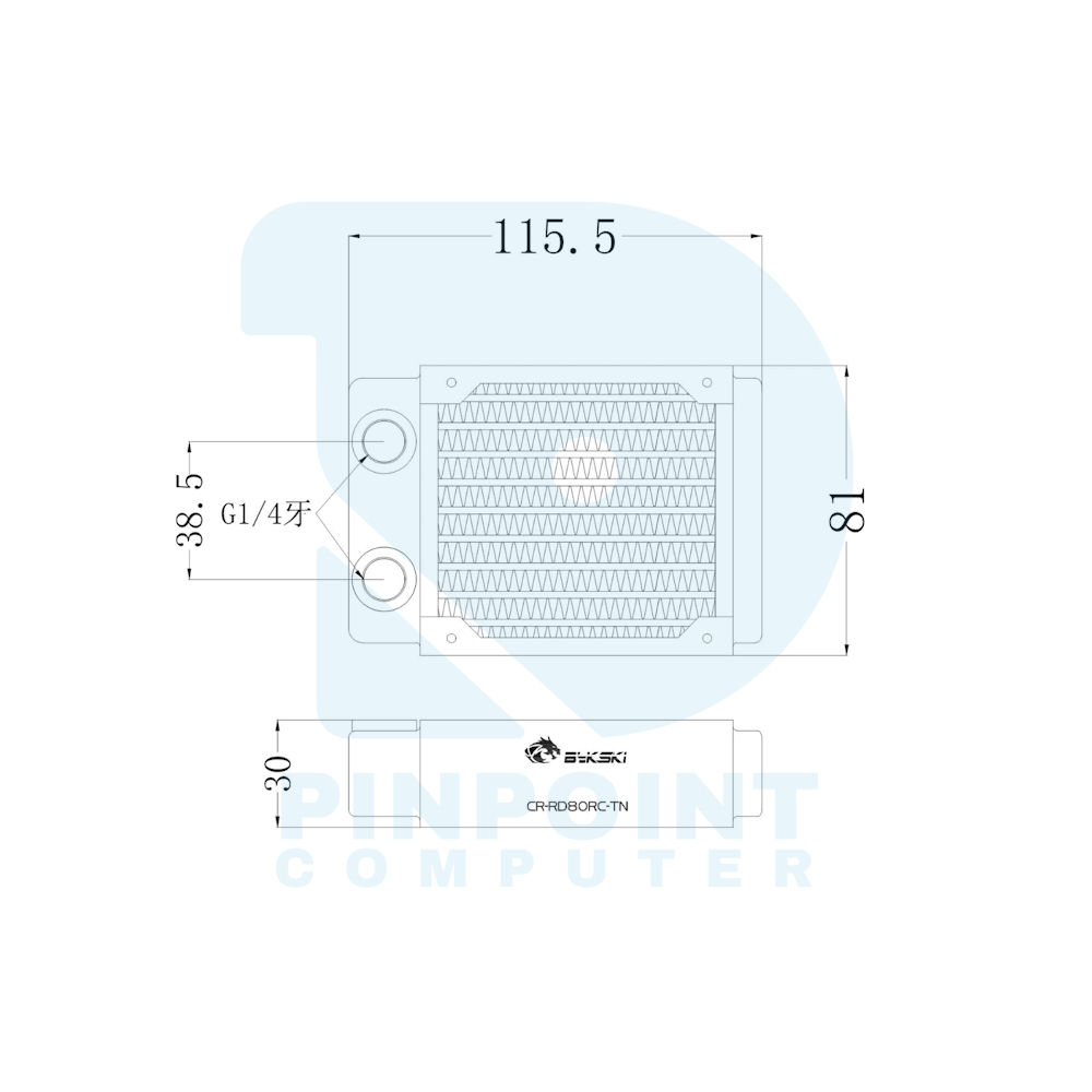 bykski copper radiator rc series 30mm thickness for 80mm fan cr rd80rc tn / cr rd80x2rc tn / cr rd80x3rc tn / cr rd80x4rc tn bykski copper radiator rc series 30mm thickness for 80mm fan cr rd80rc tn / cr rd80x2rc tn / cr rd80x3rc tn / cr rd80x4rc tn