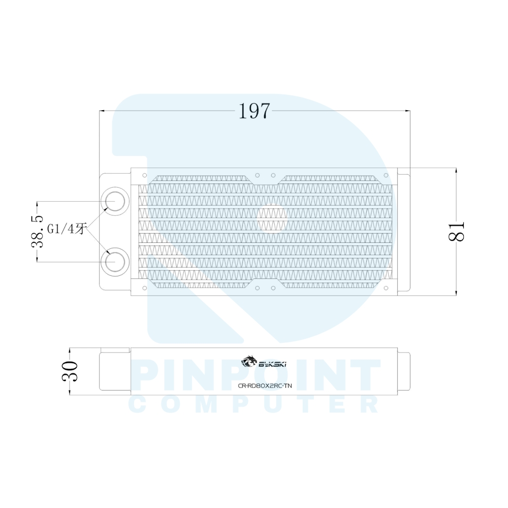 bykski copper radiator rc series 30mm thickness for 80mm fan cr rd80rc tn / cr rd80x2rc tn / cr rd80x3rc tn / cr rd80x4rc tn bykski copper radiator rc series 30mm thickness for 80mm fan cr rd80rc tn / cr rd80x2rc tn / cr rd80x3rc tn / cr rd80x4rc tn