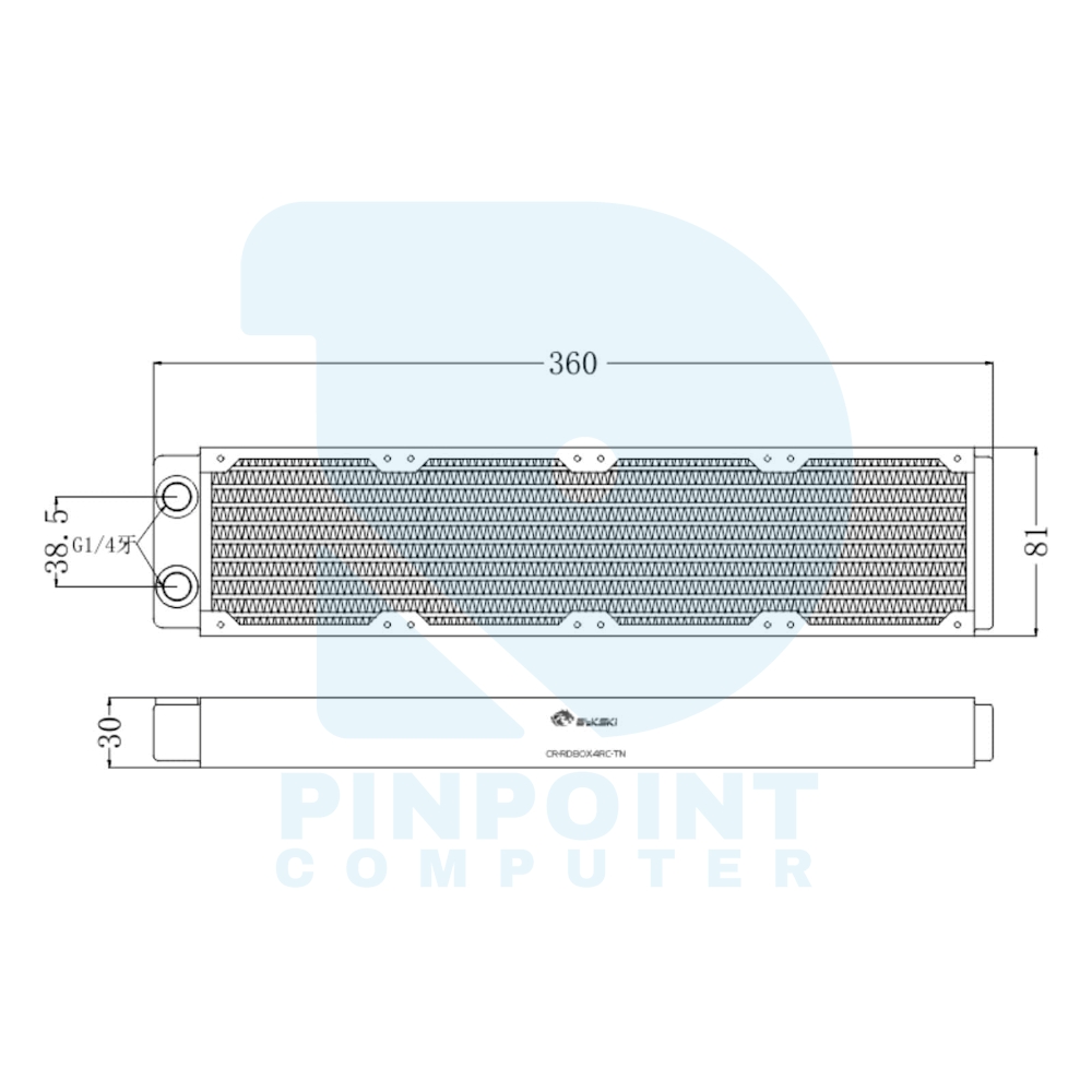 bykski copper radiator rc series 30mm thickness for 80mm fan cr rd80rc tn / cr rd80x2rc tn / cr rd80x3rc tn / cr rd80x4rc tn bykski copper radiator rc series 30mm thickness for 80mm fan cr rd80rc tn / cr rd80x2rc tn / cr rd80x3rc tn / cr rd80x4rc tn