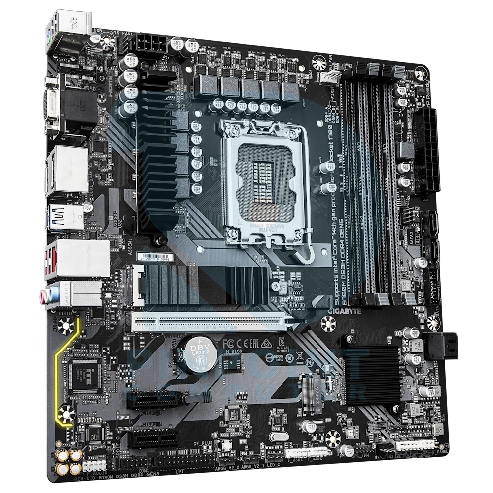gigabyte b760m ds3h ddr4 gen5 intel motherboard gigabyte b760m ds3h ddr4 gen5 intel motherboard