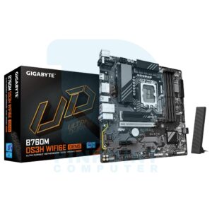 gigabyte b760m ds3h wifi6e gen5 intel motherboard