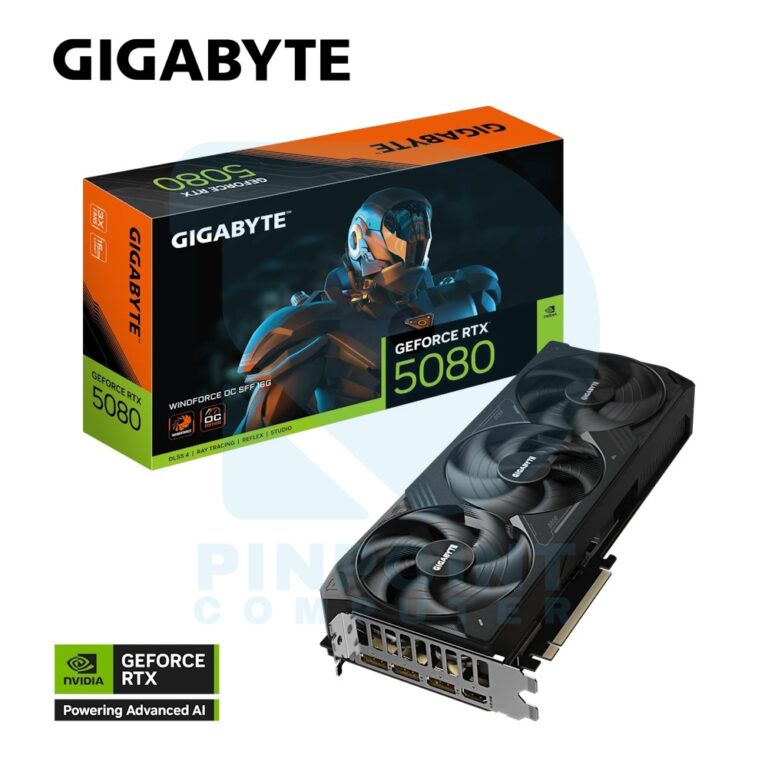 GIGABYTE GeForce RTX 5080 WindForce OC SFF 16G auto draft