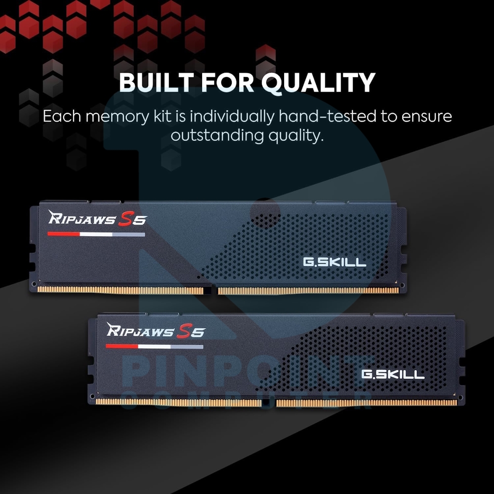 g.skill ripjaws s5 48gb (2x24gb) ddr5 6400 mt/s cl36 48 48 102 1.40v intel xmp g.skill ripjaws s5 48gb (2x24gb) ddr5 6400 mt/s cl36 48 48 102 1.40v intel xmp