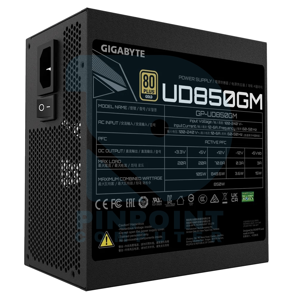 gigabyte ud850gm pg5 v2 80 plus gold psu gigabyte ud850gm pg5 v2 80 plus gold psu