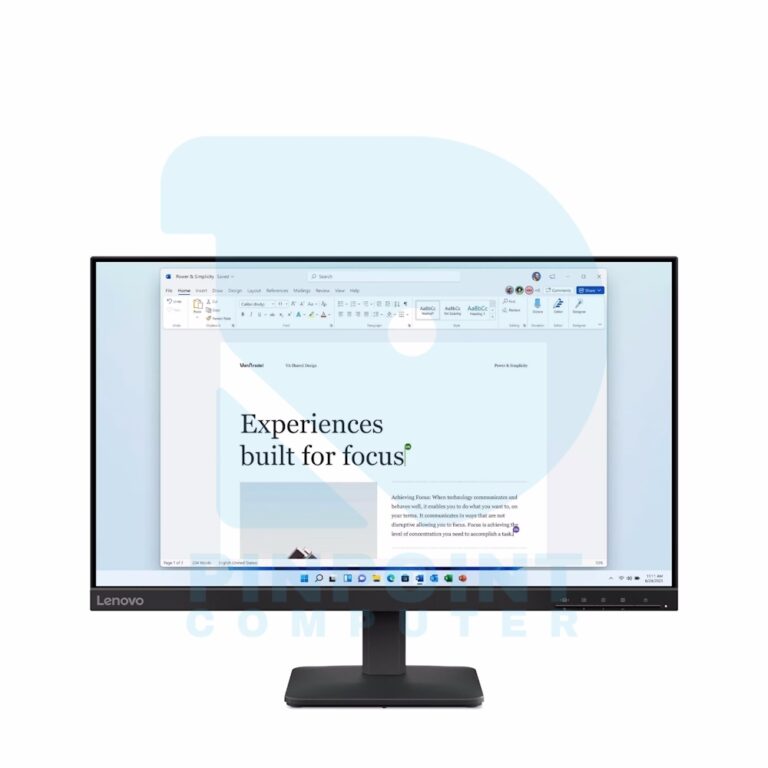 lenovo l24 4e 23.8 inch fhd ips 100hz professional monitor
