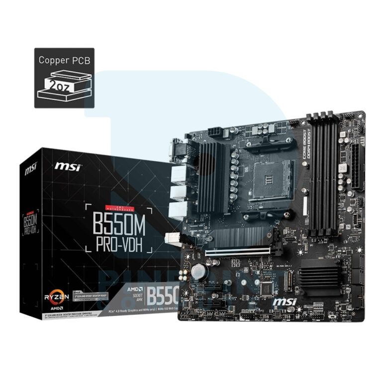 MSi B550M PRO-VDH Pro AMD Motherboard msi b550m pro vdh pro motherboard amd 01