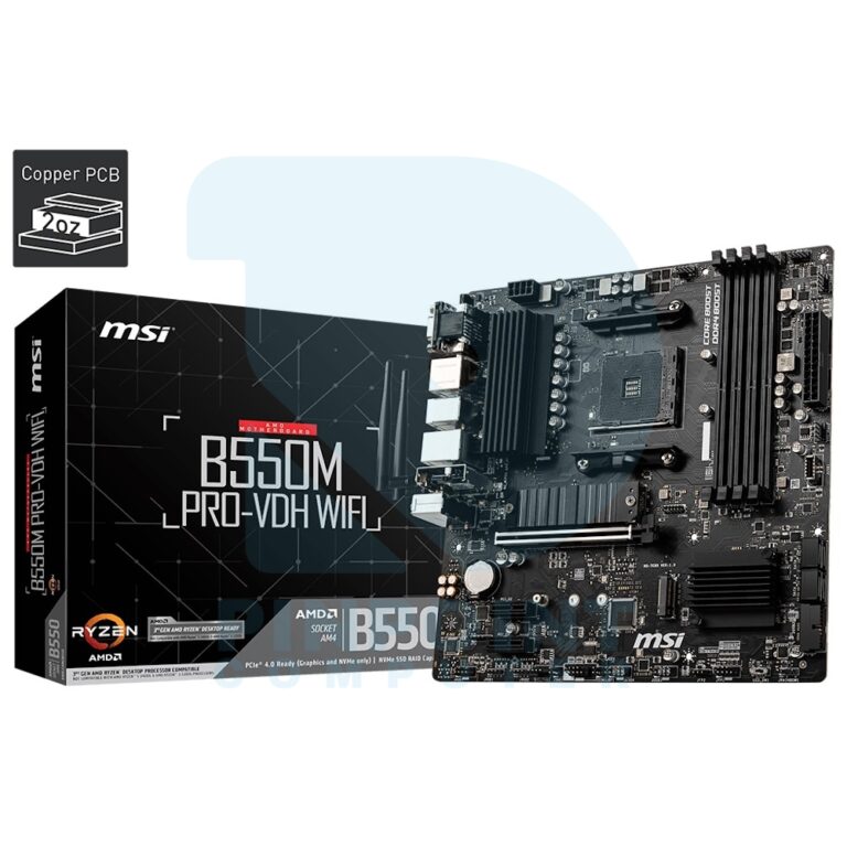 msi b550m pro vdh wifi motherboard amd 01