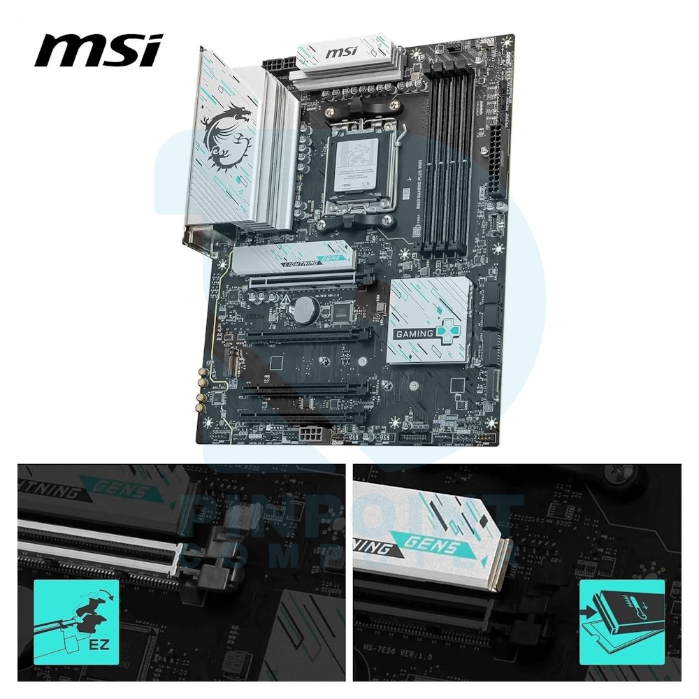 msi b850 gaming plus wifi amd motherboard 03 msi b850 gaming plus wifi amd motherboard 03