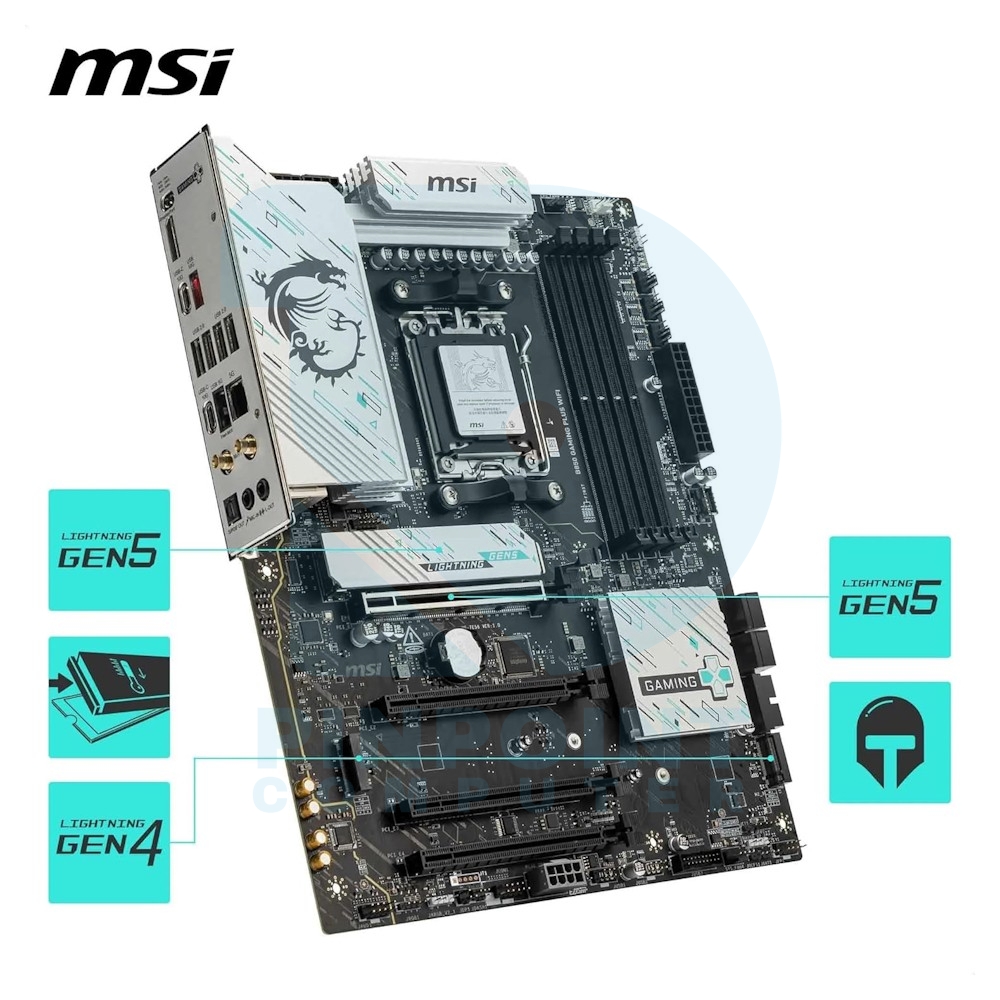 msi b850 gaming plus wifi amd motherboard 05 msi b850 gaming plus wifi amd motherboard 05