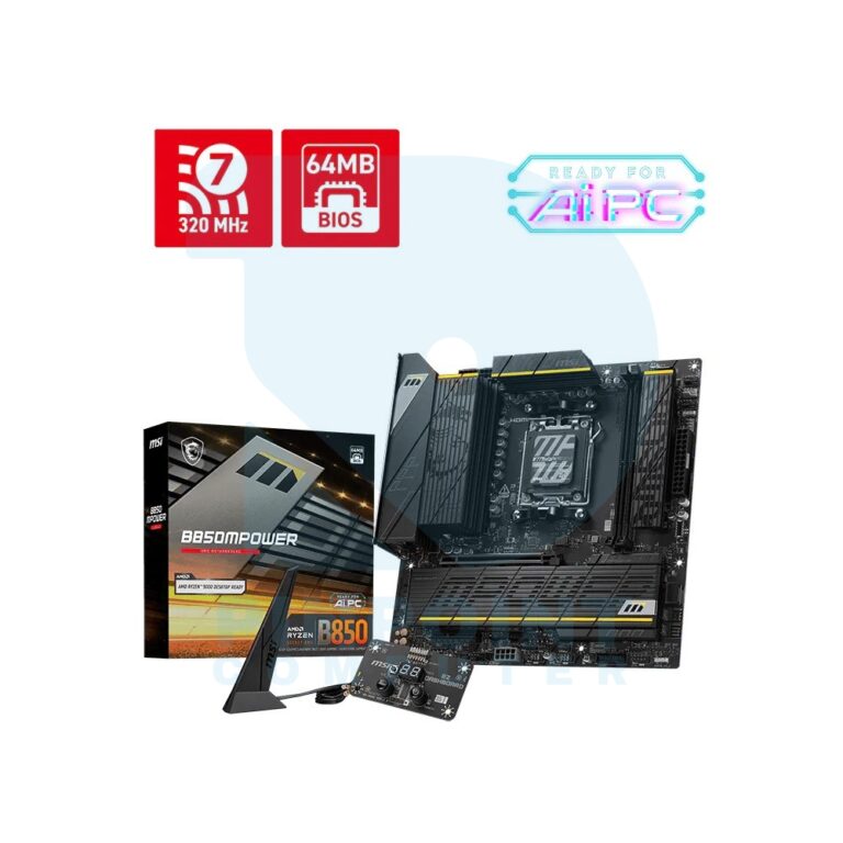 msi b850m power amd motherboard 01