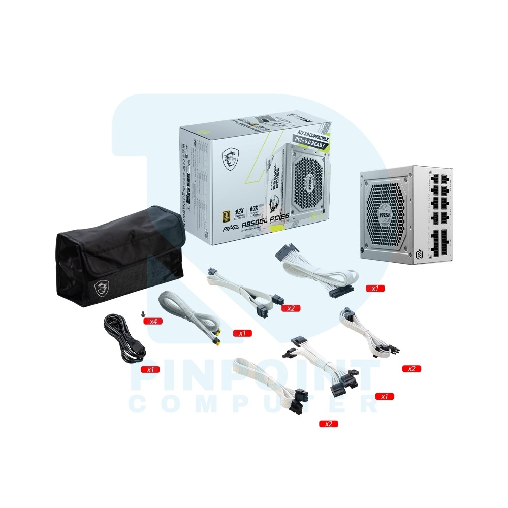 msi mag a850gl pcie5 power supply white 04 msi mag a850gl pcie5 power supply white 04