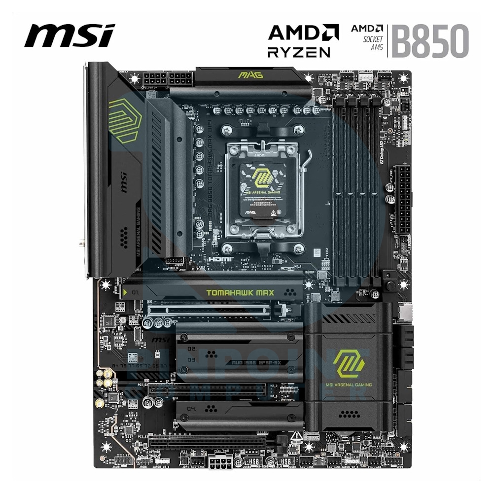 msi mag b850 tomahawk max wifi amd motherboard 02 msi mag b850 tomahawk max wifi amd motherboard 02