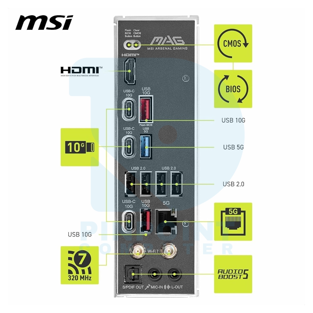 msi mag b850 tomahawk max wifi amd motherboard 06 msi mag b850 tomahawk max wifi amd motherboard 06