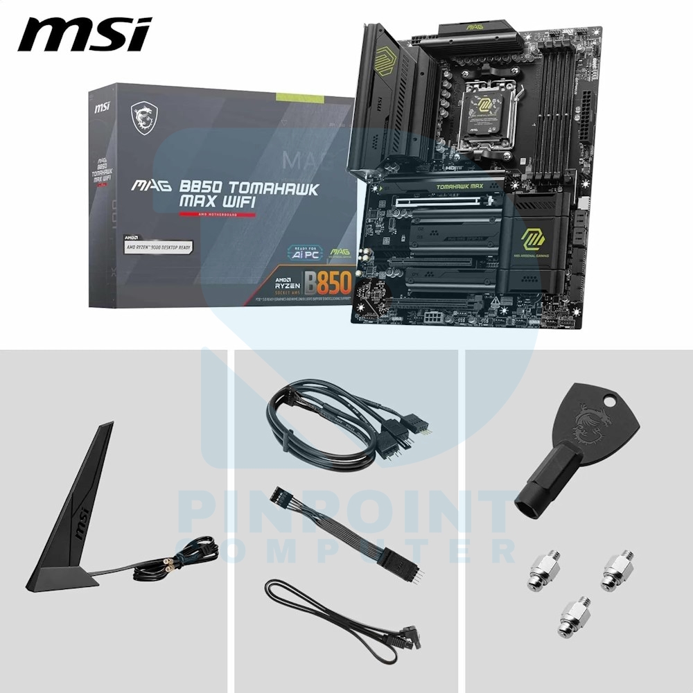 msi mag b850 tomahawk max wifi amd motherboard 07 msi mag b850 tomahawk max wifi amd motherboard 07