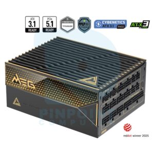 msi meg ai1600t pcie5 80 plus titanium power supply 01