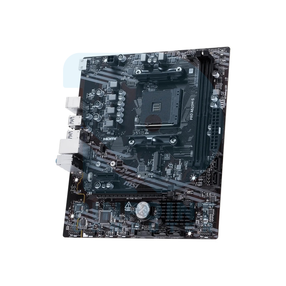 msi pro a520m s amd motherboard 03 msi pro a520m s amd motherboard 03