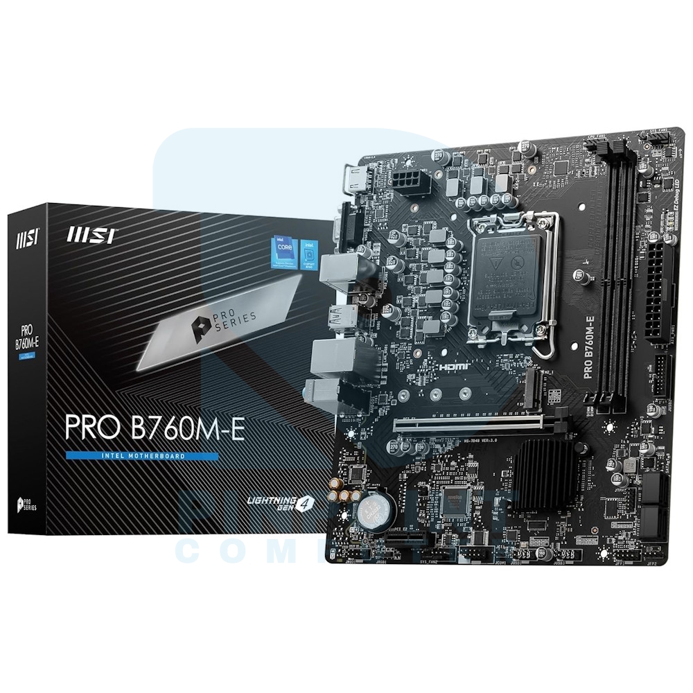 msi pro b760m e intel motherboard 01 msi pro b760m e intel motherboard 01