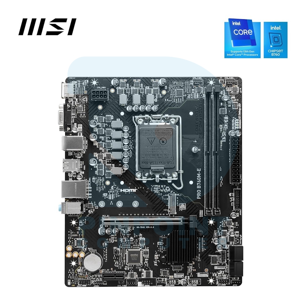 msi pro b760m e intel motherboard 02 msi pro b760m e intel motherboard 02