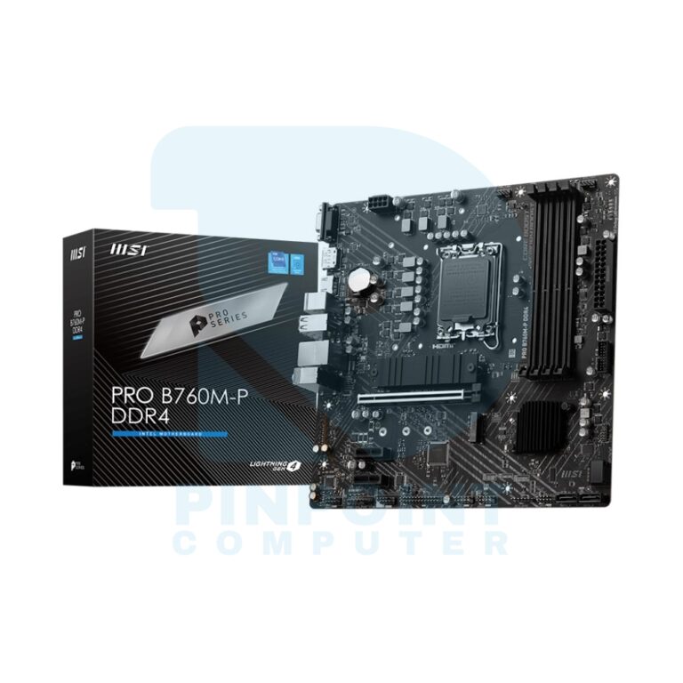 MSi Pro B760M-P DDR4 Intel Motherboard msi pro b760m p ddr4 intel motherboard 01