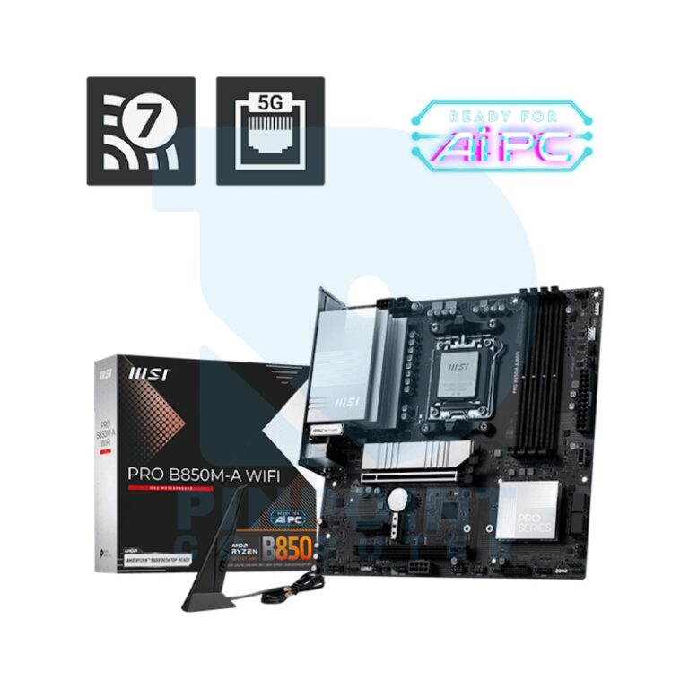 MSi Pro B850M-A WiFi AMD Motherboard msi pro b850m a wifi amd motherboard 01