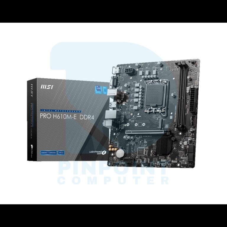 MSi Pro H610M-E DDR4 Intel Motherboard msi pro h610m e ddr4 intel motherboard 01