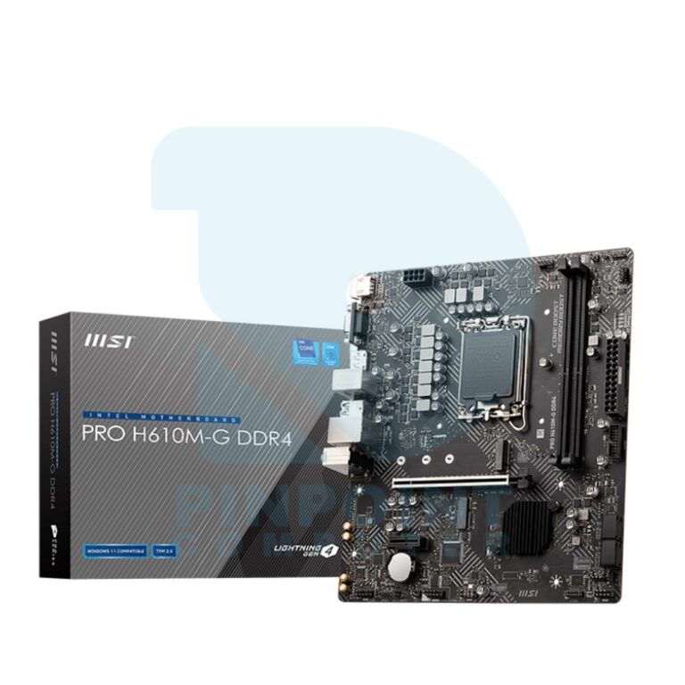MSi Pro H610M-G DDR4 Intel Motherboard msi pro h610m g ddr4 intel motherboard 01