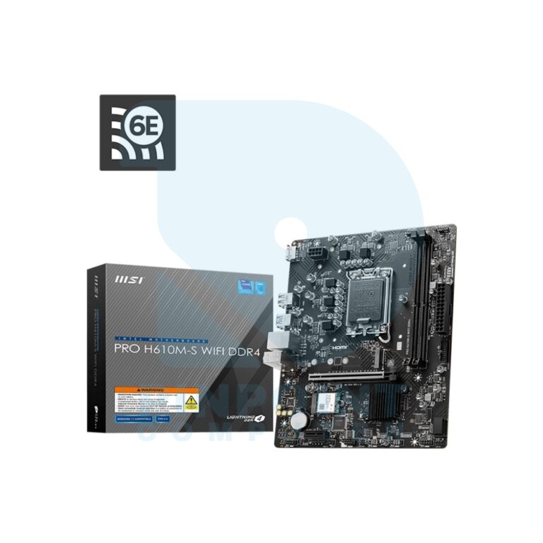 MSi Pro H610M-S WiFi DDR4 Intel Motherboard msi pro h610m s wifi ddr4 01