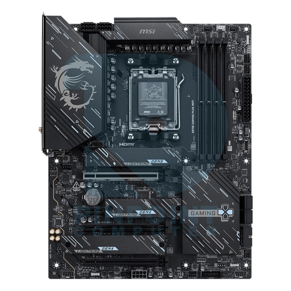 msi x870e gaming plus wifi amd motherboard 02 msi x870e gaming plus wifi amd motherboard 02