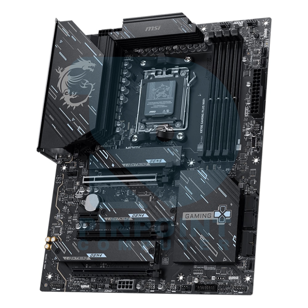 msi x870e gaming plus wifi amd motherboard 03 msi x870e gaming plus wifi amd motherboard 03