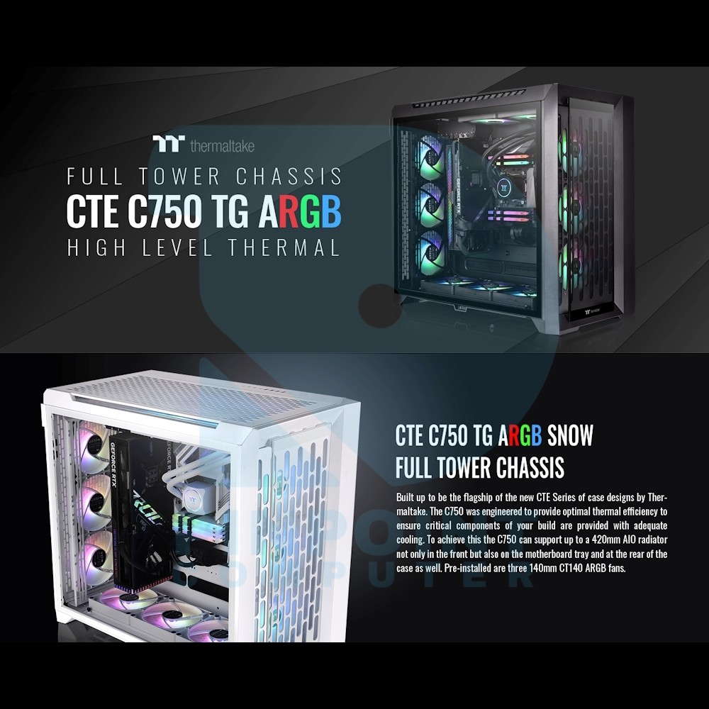 thermaltake cte c750 tg argb full tower chassis 02 thermaltake cte c750 tg argb full tower chassis 02
