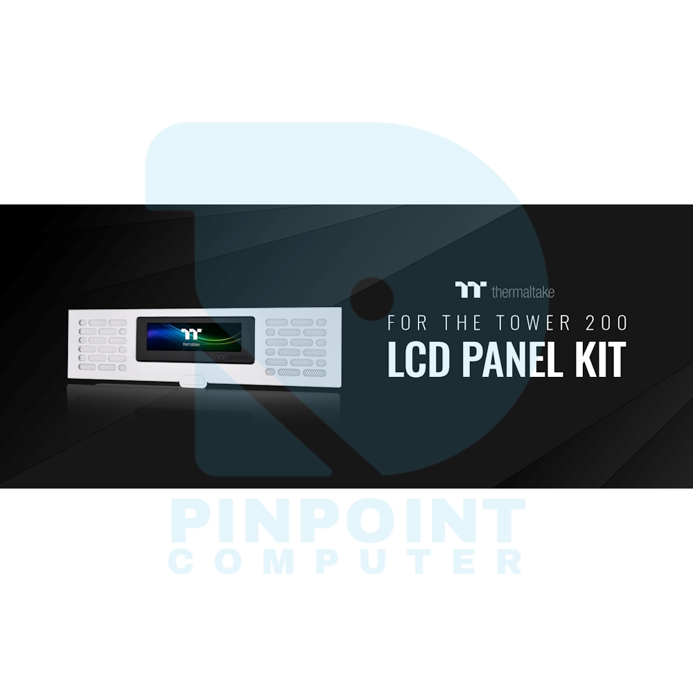 thermaltake lcd panel kit for the tower 200 01 thermaltake lcd panel kit for the tower 200 01