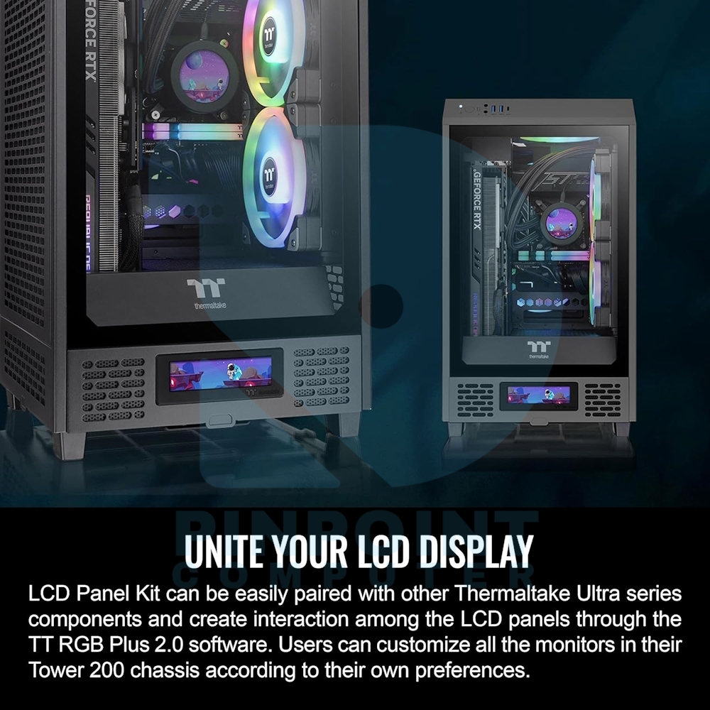 thermaltake lcd panel kit for the tower 200 03 thermaltake lcd panel kit for the tower 200 03