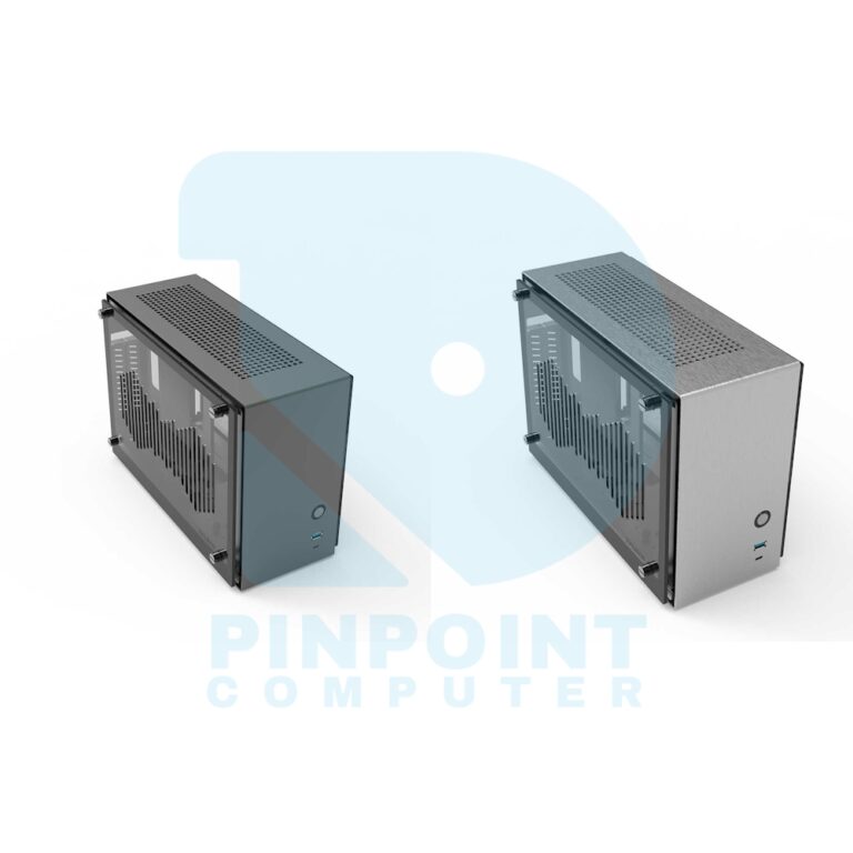 zalman m2 mini itx pc case silver 01