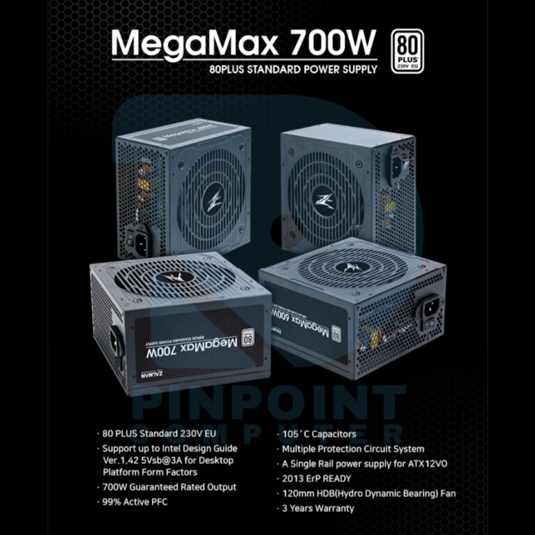 zalman megamax txii 80 plus standard power suppply 01