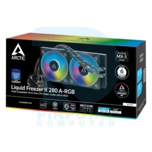 arctic liquid freezer ii 280 a rgb multi compatible all in one cpu water cooler 01