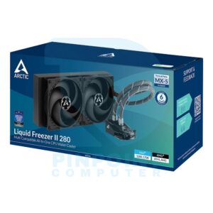 arctic liquid freezer ii 280 multi compatible all in one cpu water cooler 01