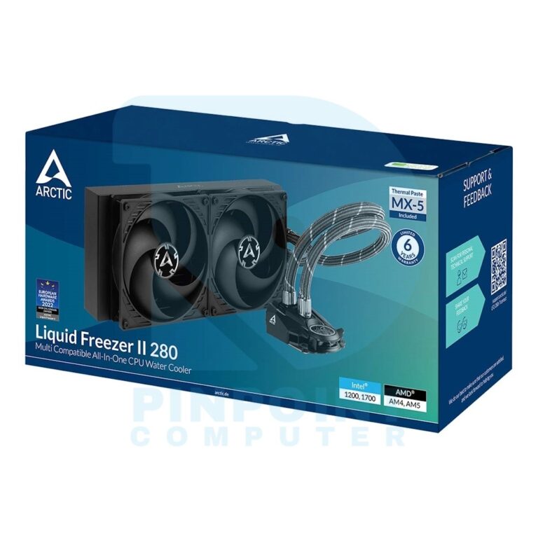ARCTIC Liquid Freezer II 280 Multi Compatible All-in-One CPU Water Cooler arctic liquid freezer ii 280 multi compatible all in one cpu water cooler 01