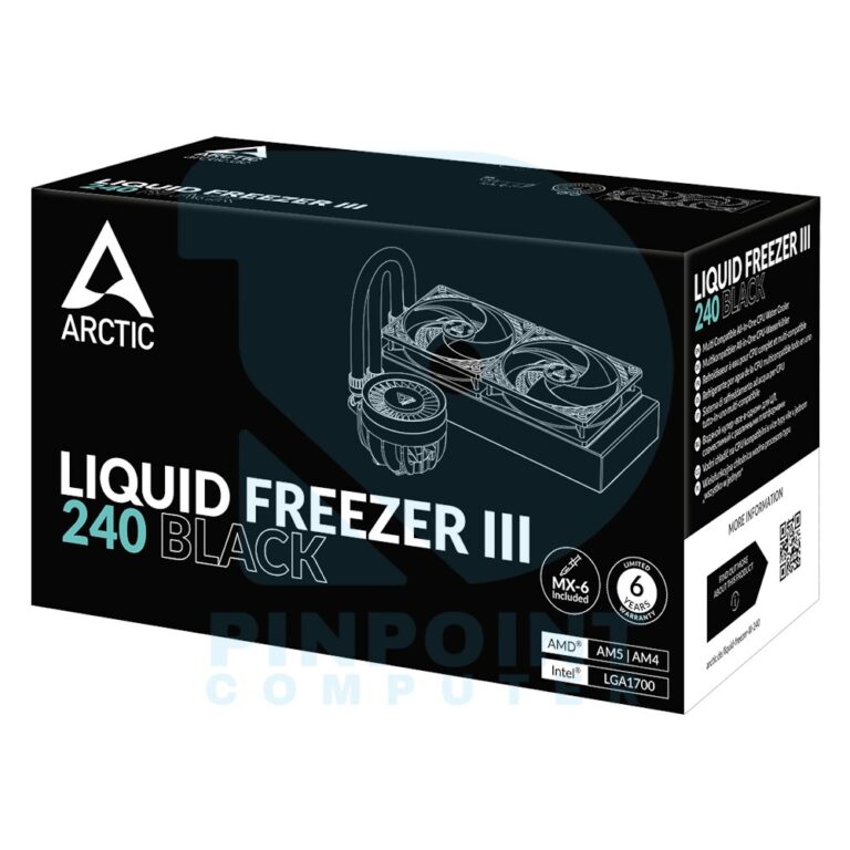 arctic liquid freezer iii 240 multi compatible all in one cpu water cooler 01