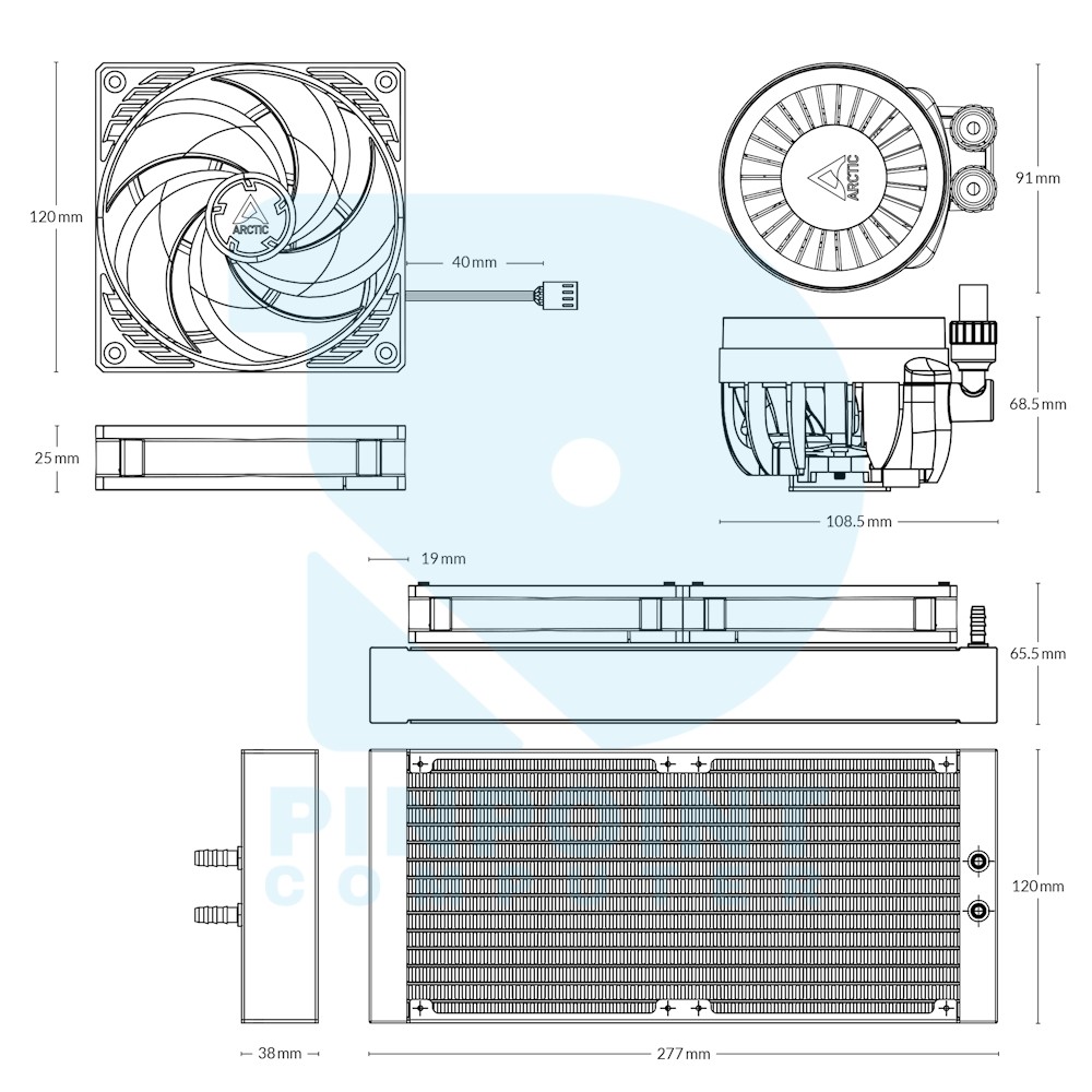 arctic liquid freezer iii 240 multi compatible all in one cpu water cooler 02 arctic liquid freezer iii 240 multi compatible all in one cpu water cooler 02