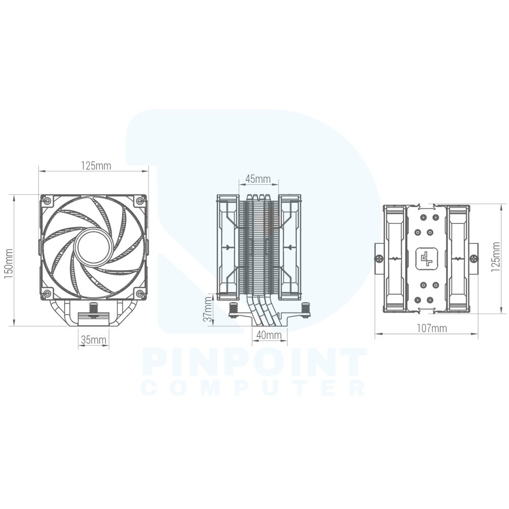 deepcool ag400 plus cpu air cooler 09 deepcool ag400 plus cpu air cooler 09