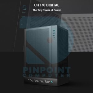 deepcool ch170 digital vertical mini itx with data screen 01