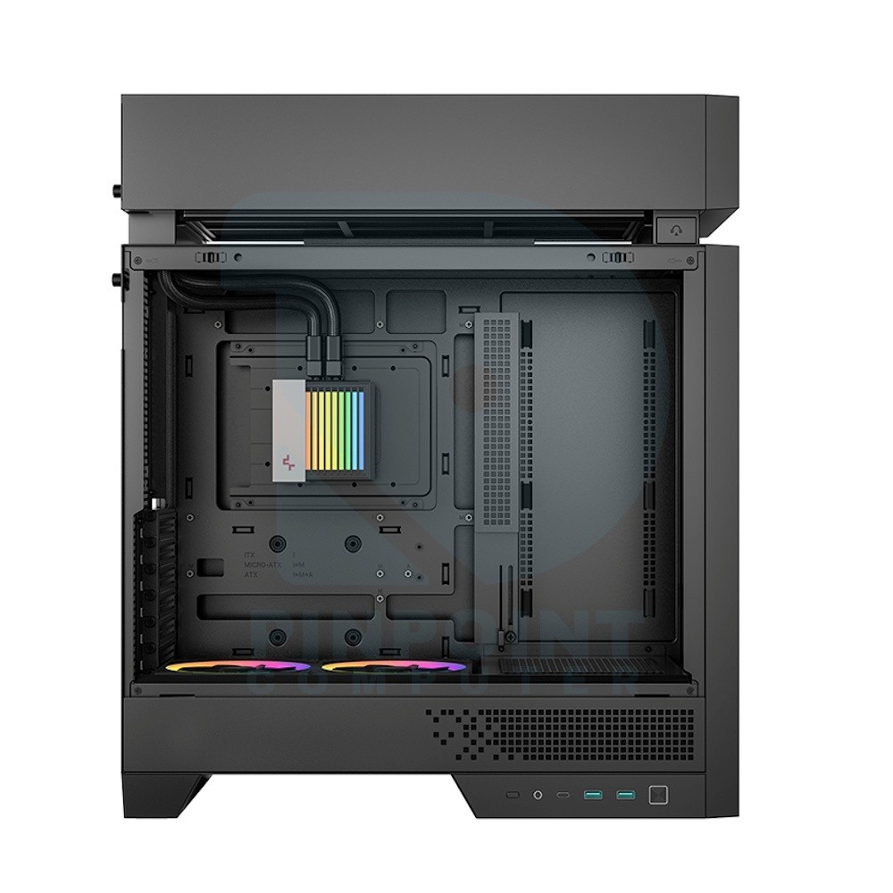 deepcool cl6600 rethinks case design for the liquid cooling era 04 deepcool cl6600 rethinks case design for the liquid cooling era 04