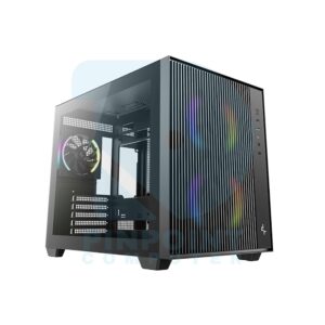 deepcool cg330 mesh 3f dual chamber micro atx pc case 01