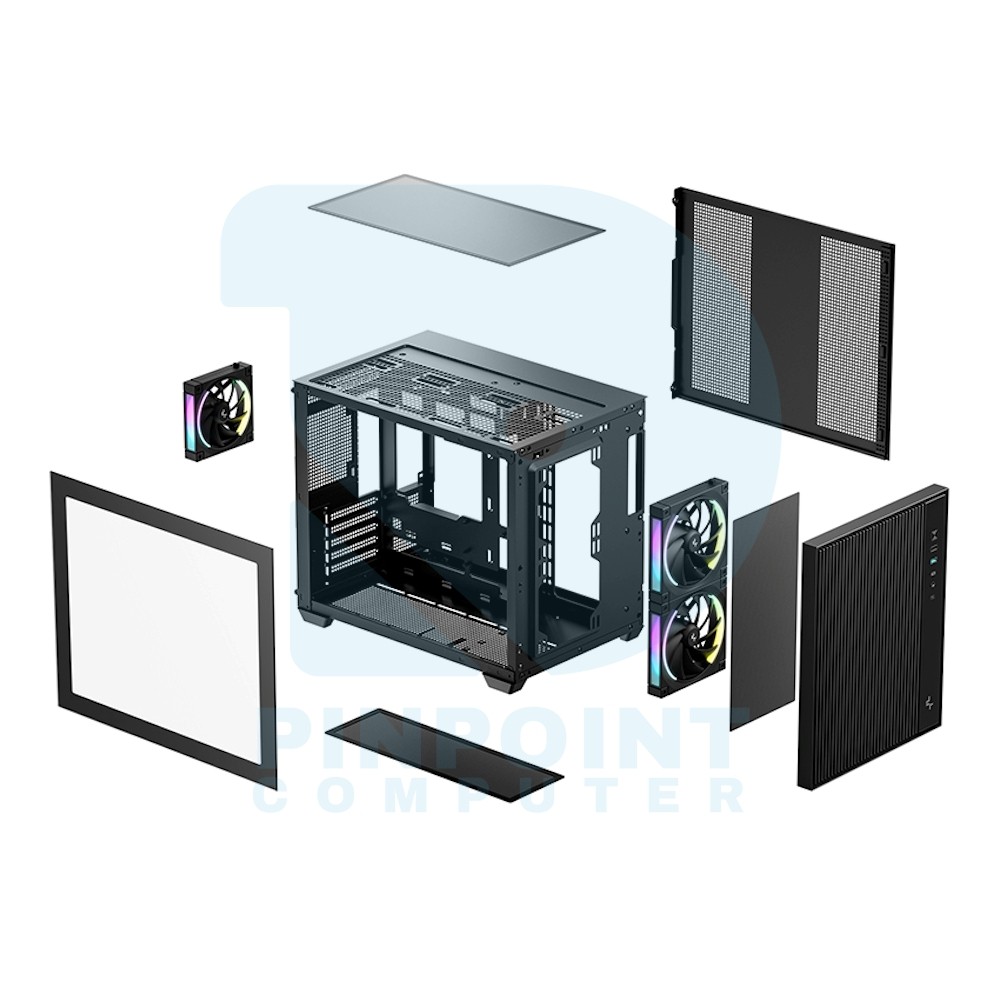 deepcool cg330 mesh 3f dual chamber micro atx pc case 09 deepcool cg330 mesh 3f dual chamber micro atx pc case 09