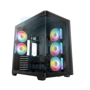 deepcool cg590u 5f dual chamber curved glass panoramic pc case 01