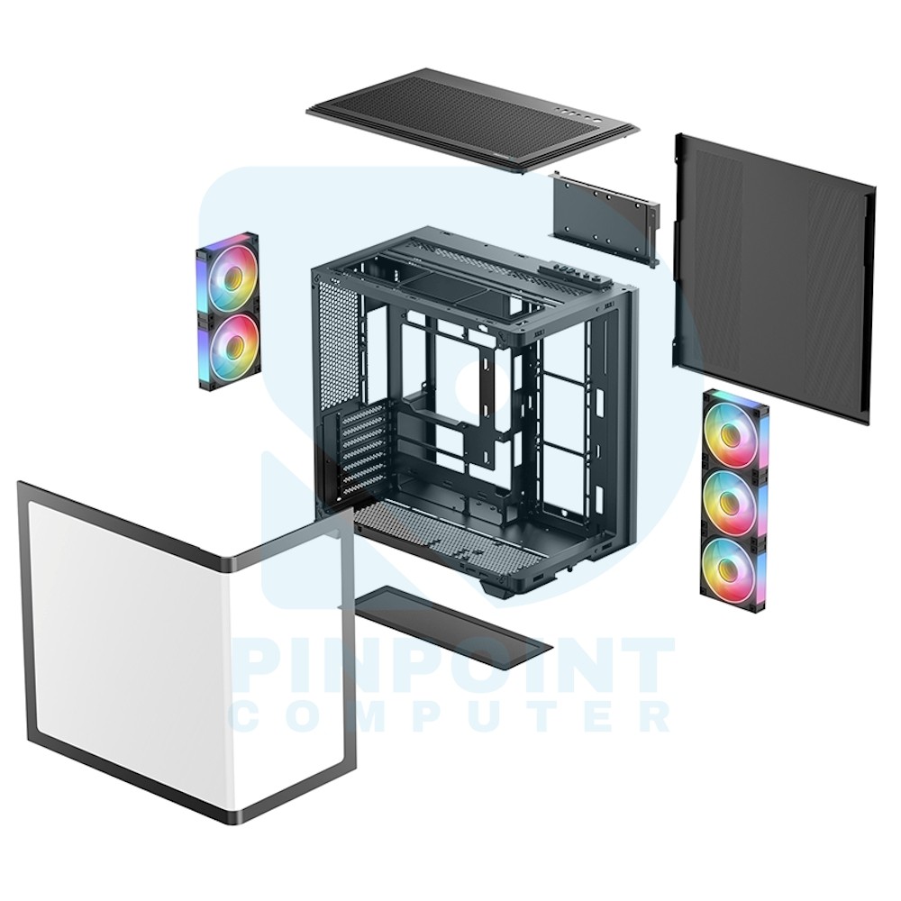deepcool cg590u 5f dual chamber curved glass panoramic pc case 08 deepcool cg590u 5f dual chamber curved glass panoramic pc case 08