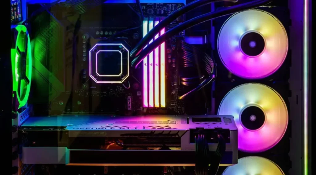 efek lampu rgb di pc 2