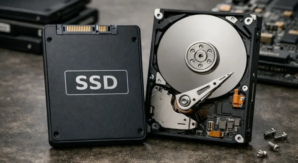 kombinasi ssd sata & hdd feat