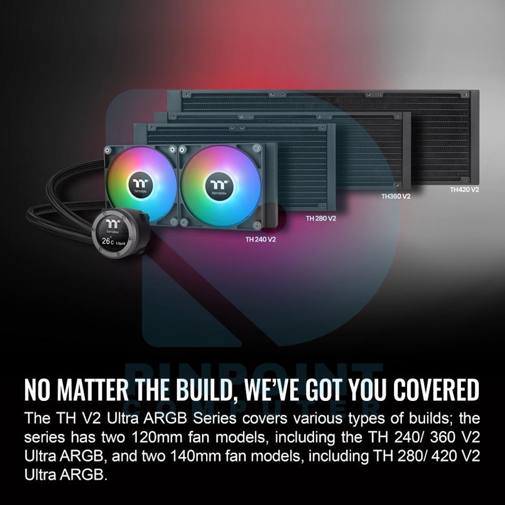thermaltake th240 v2 ultra argb sync all in one liquid cooler 02 thermaltake th240 v2 ultra argb sync all in one liquid cooler 02